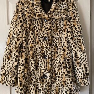 Leopard Faux Fur jacket